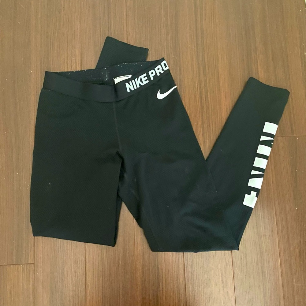 Nike Pro black athletic leggings